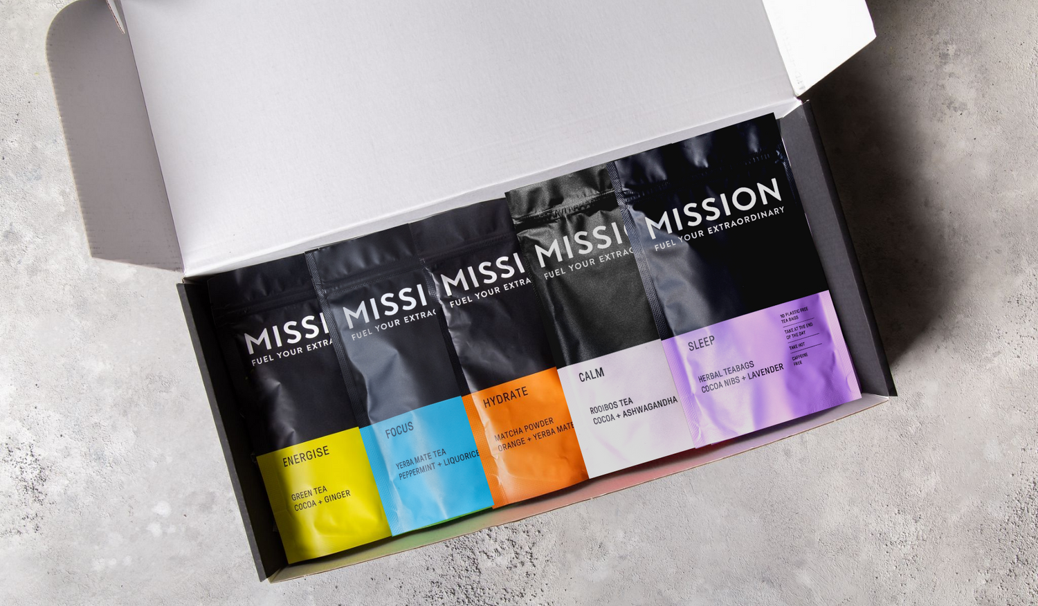 Mission Tea - Inside Edge Box (5 x 10 Serving Packs)