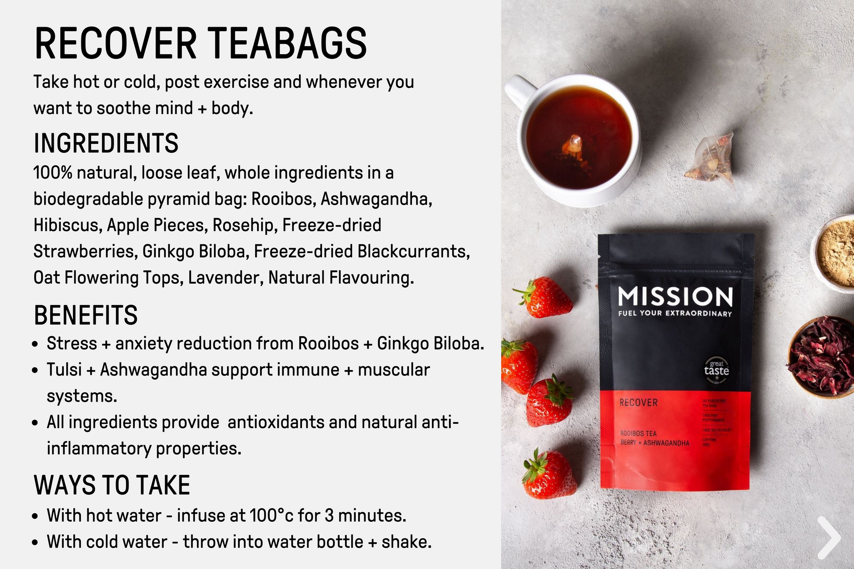 Recover Teabags (30 Servings)